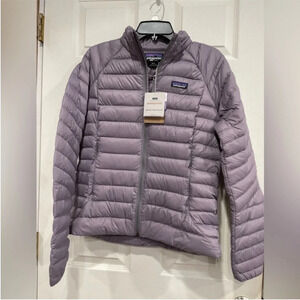 Patagonia Women’s XXL Down Sweater Puffer Jacket Rustic Purple Lavender NWT
